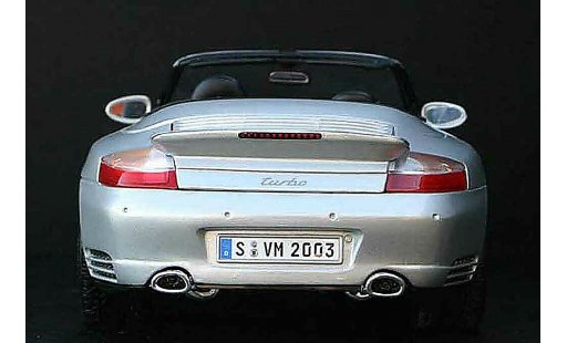 Porsche 911 Turbo 1/18 Maisto cabriolet gris coche miniatura