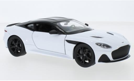 Coche miniatura Aston Martin DBS 1/24 Welly Superlegge weiss 1:24 Aston Martin DBS 1/24 Welly Superlegge weiss 1:24 coche miniatura