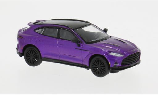Coche miniatura Aston Martin DBX 707 violett 1/64 Pop Race