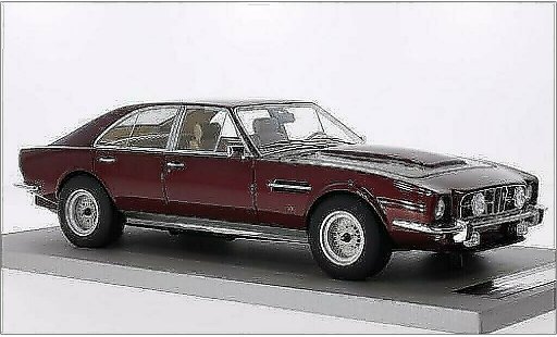 Aston Martin Lagonda saloon 1/18 Tecnomodel V8 4-Door metalico rojo 1974 coche miniatura