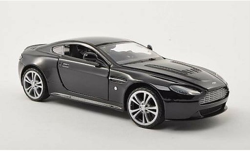 Aston Martin V12 Vantage vantage 1/24 Motormax negro LHD coche miniatura
