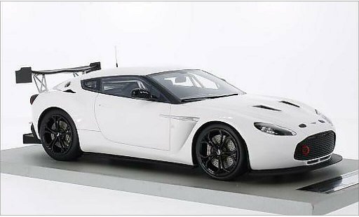 Aston Martin V12 Zagato coupe 1/18 Tecnomodel Zagato Race Presseversion blanco coche miniatura