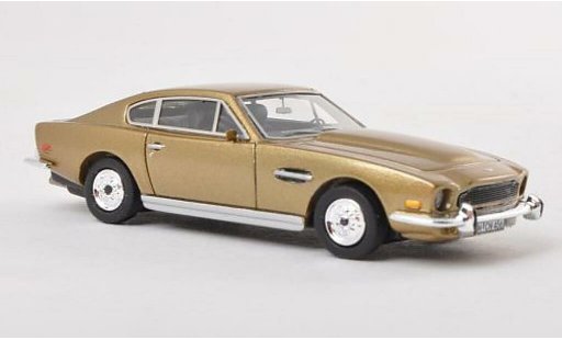 Aston Martin V8 saloon 1/87 Neo gold LHD 1980 coche miniatura