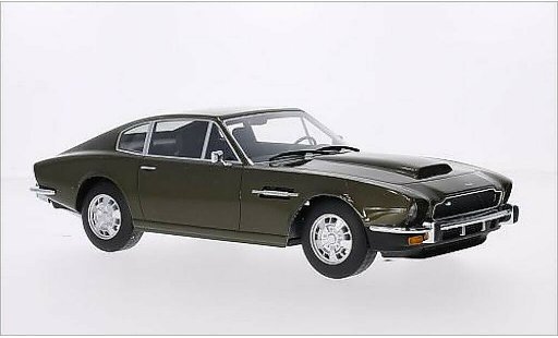 Aston Martin V8 saloon 1/18 CMR metalico oliva 1976 coche miniatura