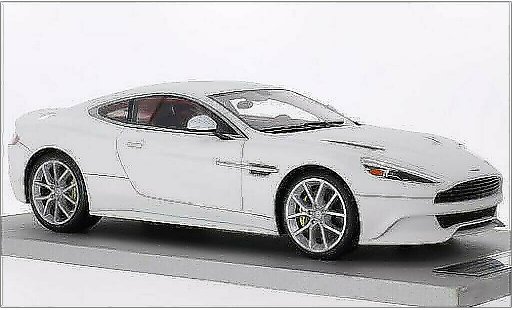 Aston Martin Vanquish coupe 1/18 Tecnomodel mate-blanco coche miniatura