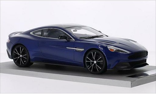 Aston Martin Vanquish coupe 1/18 Tecnomodel metalico azul coche miniatura