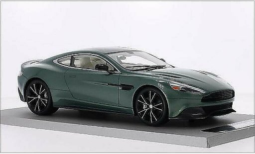 Aston Martin Vanquish coupe 1/18 Tecnomodel metalico verde/negro coche miniatura