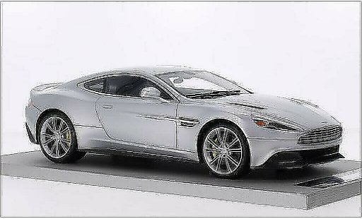 Aston Martin Vanquish coupe 1/18 Tecnomodel gris coche miniatura