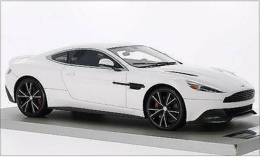 Aston Martin Vanquish coupe 1/18 Tecnomodel blanco coche miniatura