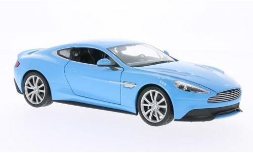 Coche miniatura Aston Martin Vanquish 1/24 Welly blau 1:24 Aston Martin Vanquish 1/24 Welly blau 1:24 coche miniatura