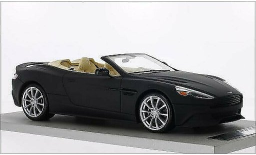 Aston Martin Vanquish volante 1/18 Tecnomodel mate-negro coche miniatura