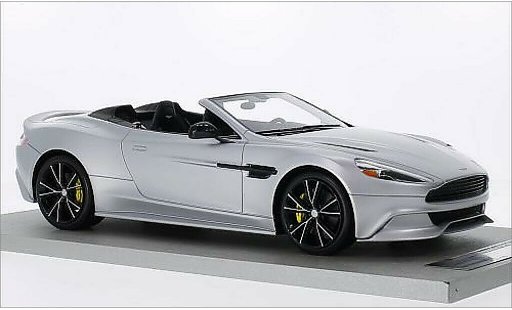 Aston Martin Vanquish volante 1/18 Tecnomodel mate-gris 2014 coche miniatura