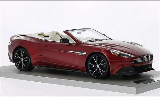 Aston Martin Vanquish volante 1/18 Tecnomodel rojo 2014 coche miniatura