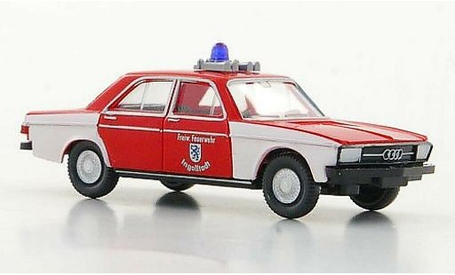 Audi 100 pompiers 1/87 Wiking Freiwillige Bomberos Ingolstadt coche miniatura