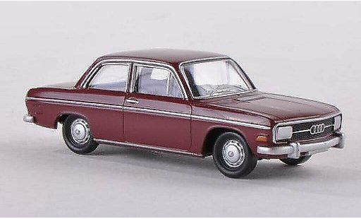 Audi 60 berline 1/87 Herpa L rojo coche miniatura