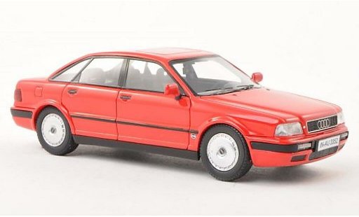 Audi 80 berline 1/43 Neo (B4) rojo 1992 coche miniatura