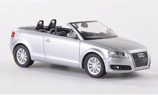 Audi A3 cabriolet 1/87 Herpa Descapotable (8P) gris 2008 coche miniatura