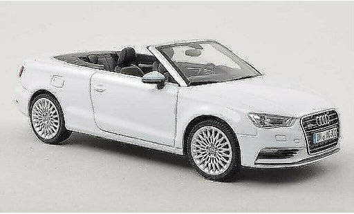 Audi A3 cabriolet 1/43 Herpa Descapotable blanco 2013 coche miniatura