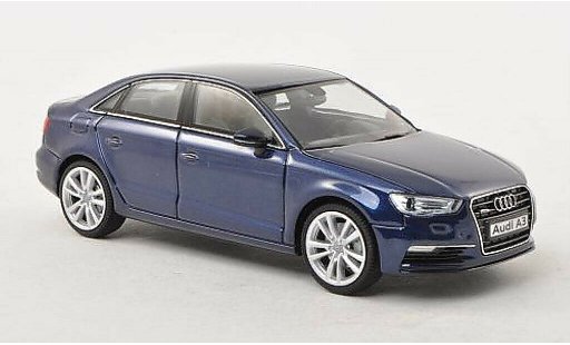 Audi A3 berline 1/43 Herpa Limusina azul coche miniatura