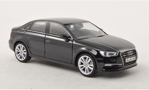 Audi A3 berline 1/43 Herpa Limusina negro coche miniatura