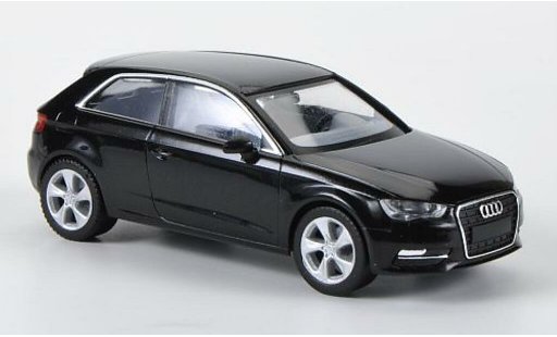 Audi A3 berline 1/87 Herpa (tipo 8V) negro coche miniatura