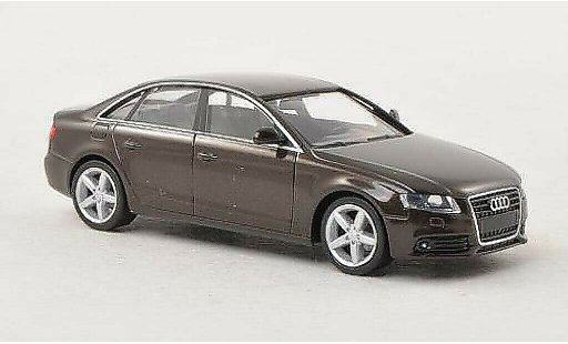 Audi A4 berline 1/87 Herpa marron coche miniatura