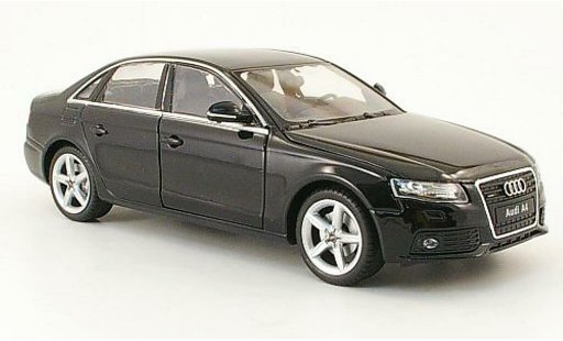 Audi A4 berline 1/24 Welly negro 2009 coche miniatura