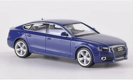 Audi A5 sportback 1/87 Herpa azul coche miniatura