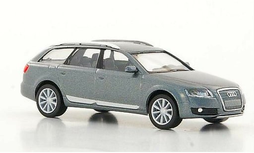 Audi A6 allroad 1/87 Herpa Quattro gris coche miniatura