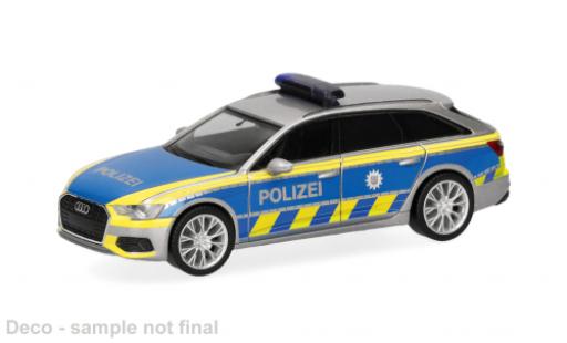 Coche miniatura Audi A6 Avant Polizei Th&Atilde;&frac14;ringen 1/87 Herpa