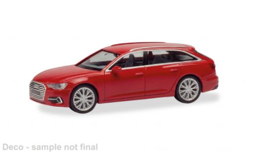 Audi A6 1/87 Herpa Avant rojo 1:87 coche miniatura