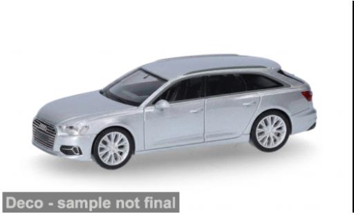 Coche miniatura Audi A6 Avant silber 1/87 Herpa