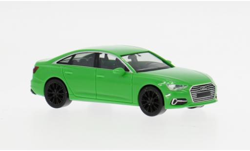 Audi A6 1/87 Herpa gr&uuml;n 1:87 coche miniatura