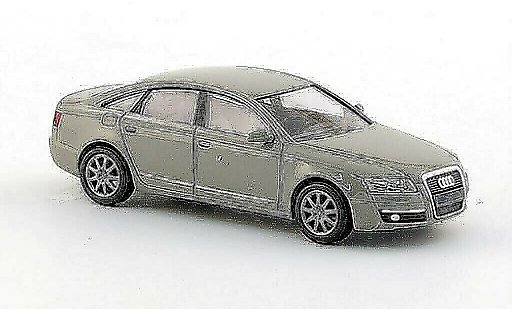 Audi A6 berline 1/87 Busch Limusina gris coche miniatura
