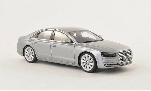 Audi A8 berline 1/43 Spark gris 2014 coche miniatura