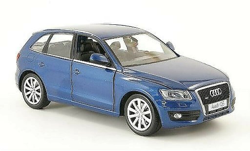 Audi Q5 suv 1/24 Motormax azul coche miniatura