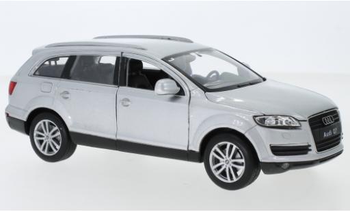 Audi Q7 1/24 Welly silber 1:24 coche miniatura