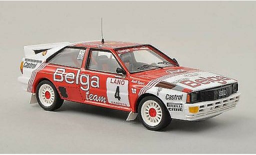 Audi Quattro rallye 1/43 Trofeu No.4 Belga Rally Ypern 1983 /W.Lux coche miniatura