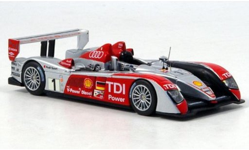 Audi R10 course 1/43 IXO No.1 Biela/Werner/Pirro ganador Le Mans 2007 coche miniatura