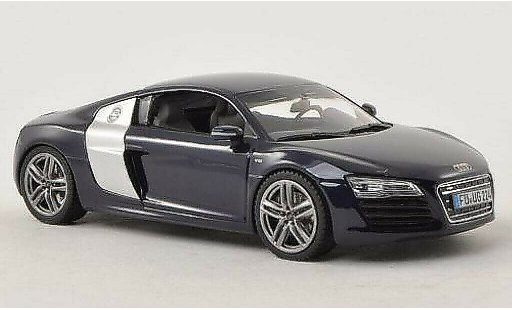 Audi R8 coupe 1/43 Schuco Facelift azul coche miniatura