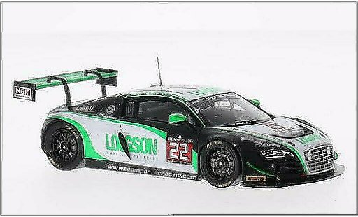 Audi R8 lms 1/43 Spark Ultra GTR No.22 Team Parker Racing Rose 24h Spa 2014 /L.Machitski coche miniatura