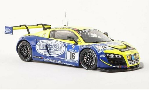Audi R8 lms 1/43 Minichamps Ultra No.16 Twinbusch 24h Nurburgring 2013 /M.Lauck coche miniatura
