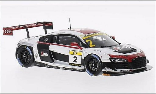 Audi R8 gt spyder 1/43 Spark LMS Ultra No.2 Cup GP Macau 2014 coche miniatura
