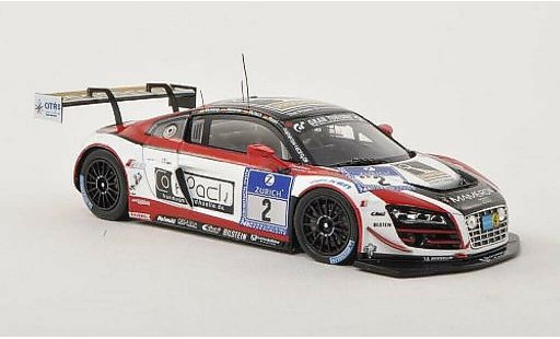 Audi R8 lms 1/43 Spark ultra No.2 Mamerow Racing 24h Nurburgring 2013 /T.Mutsch coche miniatura