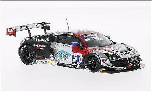 Audi R8 gt spyder 1/43 Spark LMS Ultra Vainqueur C2 Ledenon Tour No.50 2014 /R.Beville coche miniatura