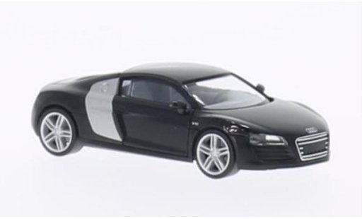 Audi R8 coupe 1/87 Herpa negro/gris-gris coche miniatura