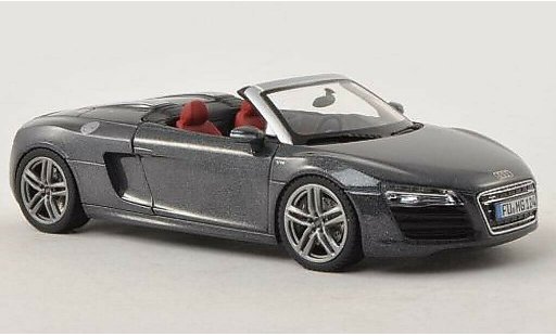 Audi R8 spyder 1/43 Schuco Facelift gris coche miniatura