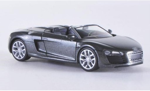 Audi R8 spyder 1/87 Herpa gris 2012 coche miniatura