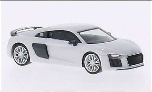 Audi R8 v10 plus 1/87 Herpa blanco/carbon coche miniatura