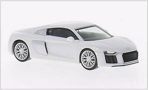 Audi R8 v10 1/87 Herpa blanco coche miniatura